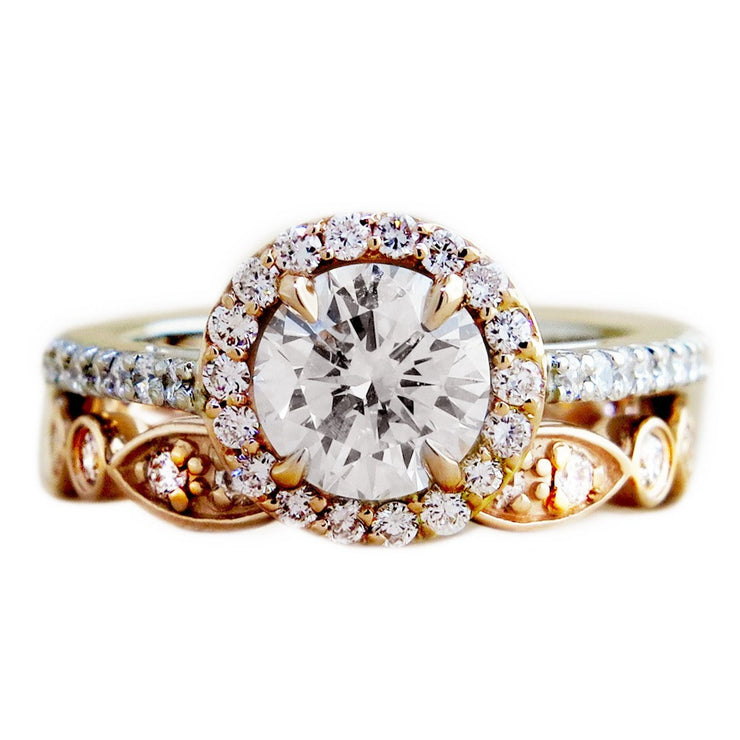 Women's Engagement Ring 1.50Ct Round Lab-Created Diamond 14k Yellow Gold  Plated | eBay